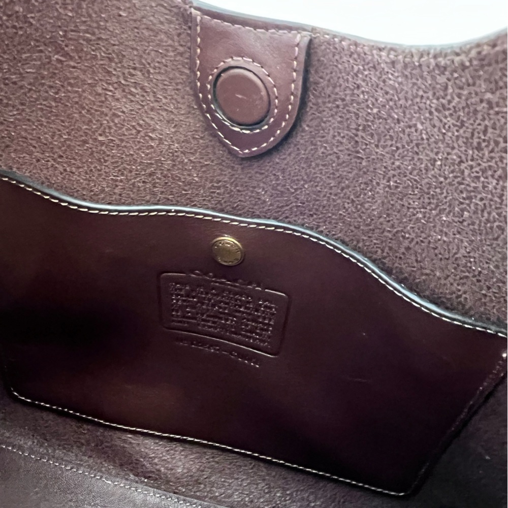 Coach Brooklyn 28 slouchy shoulder bag in maple purse NWOT - Picture 2 of 11